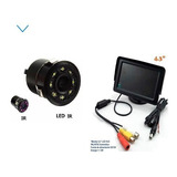 Kit Monitor Pantalla Color 4,3 Y Camara Retroceso Auto Casa
