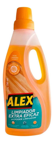 Limpiador De Pisos Líquido Alex Laminados Extra Eficaz 750ml