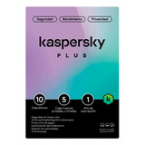 Kaspersky Plus 2023 Para 10 Dispositivos 1 Año