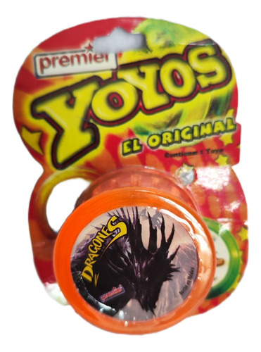 Yoyo Premier Original Naranja Versión Dragones Negro B Yo-yo