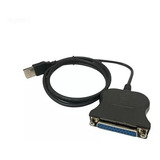 Cable Usb A Db25 Paralelo Hembra Para Impresora Con Driver