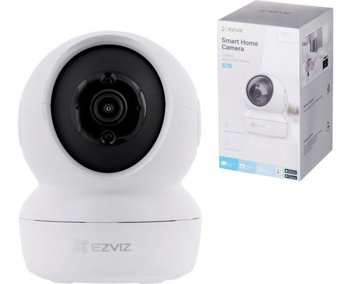 Cámara Seguridad Inalámbrica Wifi Robótica Ezviz 2k/4mpx H6c Color Blanco