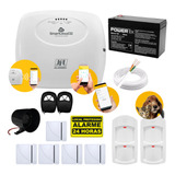 Kit Alarme Smartcloud 32 Wi-fi Jfl 2 Sensor Presença 5 Mag