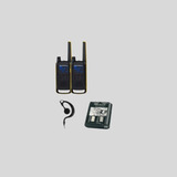 Rádio Comunicador 1 Fone Ptt/mt01 1 Bateria Adicional