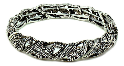 Emulily Texture Estate Brazalete Elástico Apilable