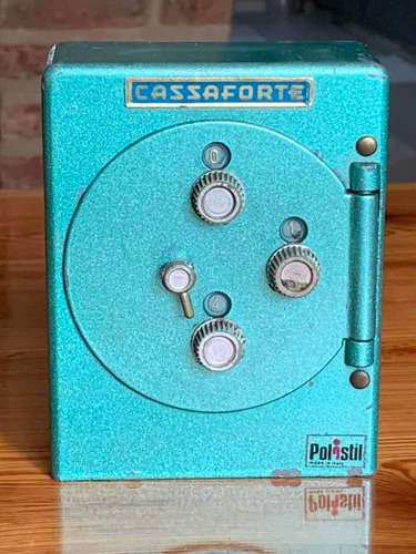Mini Caja Fuerte Cassaforte Polistil Made In Italy.alcancia.