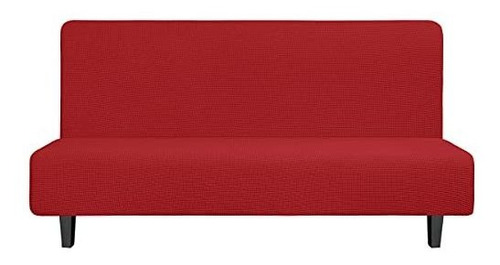 Funda De Futon Easy-going Color Rojo Elastica  Suave  Comoda