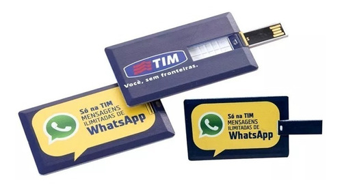 50 Un Pen Drive Cartão ( Pen Card ) 4gb, Personalizado