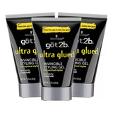 3 Got 2b Ultra Glued Invicible Gel De Estilo 35g Mini 1.25oz