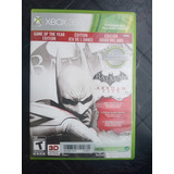 Batman Arkham City Edition Del Año Xbox 360 Juego Físico 
