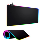 Mouse Pad Gamer Borda Led Rgb Grande 80x30cm C/ 11 Efeitos