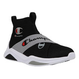 Zapatilla Champion Legend X Strap Cadete Negro