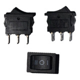 Switch Botón De 2 Pasos Mini Negro Sin Luz (41 Piezas) 12v