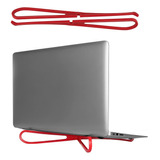Base De Enfriamiento Ergonómica Laptop Soporte Portátil Color Rojo