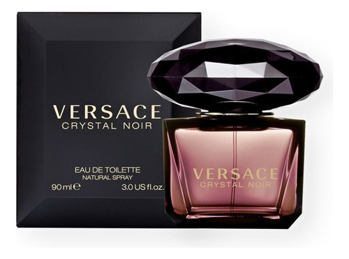 Versace Crystal Noir Para Mujer Eau De Toilette 90ml Perfume