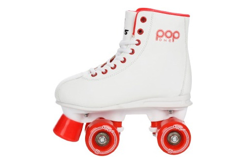 Patins Divoks Pop Star Branco Quad 4 Rodas