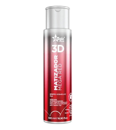 Magic Color 3d Matizador X 500ml Efecto Rojo