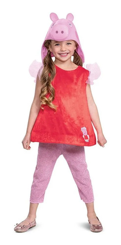 Disfraz Peppa Pig Cerdo Puerco Cochinito Para Niñas Bebes