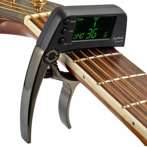 Capo Afinador Digital Capotrate Guitarra Meideal Tcapo20