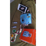 Câmera Polaroid Instax Mini 11 Azul + 14 Filmes .