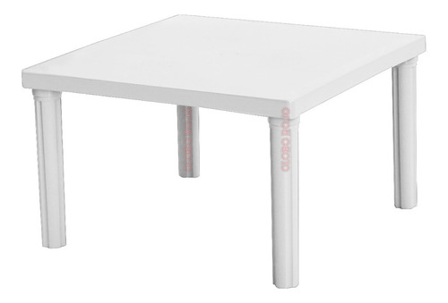 Mesa Ratona Cuadrada Plastico Reforzada 75x75cm