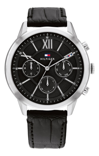 Reloj Tommy Hilfiger Para Hombre De Cuero 1710527