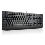 Teclado Lenovo Pro Ii Usb Com Fio, Selado De Fábrica, Preto