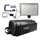 Videocámara Canon Vixia Hf R800 2 Pilas + Lampara Led Npf960