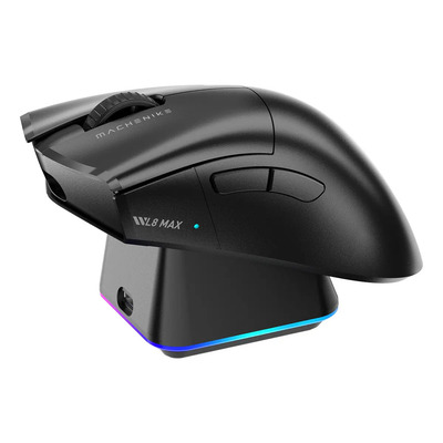 Mouse Gamer Machenike L8 Max Tri-Modal con 26000 dpi y Base de Carga RGB | Meses sin interés