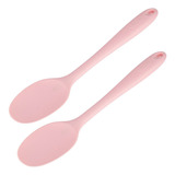 Kit Duas Colheres De Silicone Rosa Weck