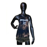 Musculosa Metallica Mujer Batik Caladas Algodon- Talle S Y M