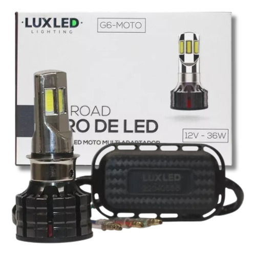 Kit Cree Led Lúmenes Blanco G6 Faro Para Moto 