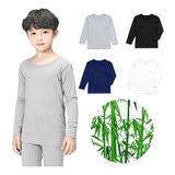 Pack 3 Camiseta Manga Larga Niño Primera Capa Invierno Polar