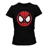 Playera De Spiderman Face Toon. Super Heroes