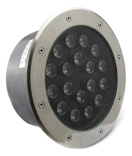 Foco Led Piso 18w Exterior Embutido Luz Calida / Fria