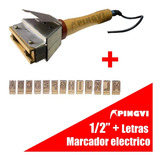 Marcador Electrico Cautin Para Llantas 1/2  Pulgada + Letras