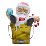 Happy Q Altavoces Bluetooth De Santa Claus En Una Cubeta 