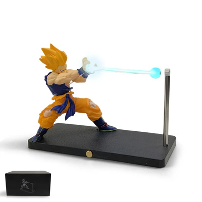 Luz Nocturna Magnética Recargable De Dragon Ball Goku Azul | Meses sin interés