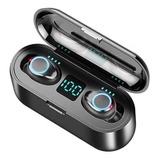 Auriculares Inalambricos Bluetooth Touch F9 Powerbank 2200mh