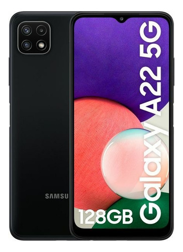 Telefone Celular Samsung A22 5g Preto 128 Gb 4 Gb Seminovo 