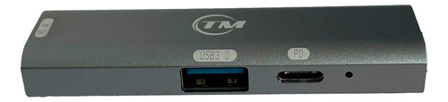 Multiplicador De Puertos 3 En 1 Tipo C Hdtv - Usb 3.0 - Pd