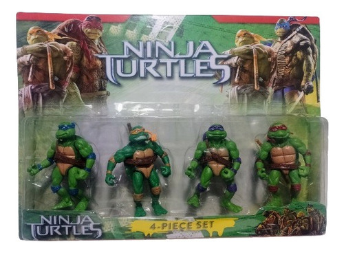 Set Tortugas Ninjas X 4 Muñecos Zona Norte Favorito