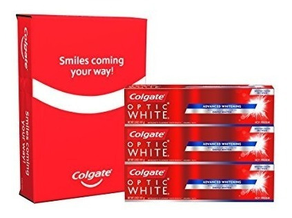 Pasta Dientes Blanqueadora Colgate Icy Fresh Optic White 5oz