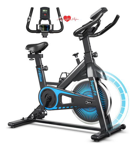 Bicicleta Estática Con Monitor Y Sensor Cardíaco Para Uso Do