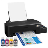 Impressora Sublimática Epson L121 Com Tintas Gênesis E Jojo Cor Preto 110v