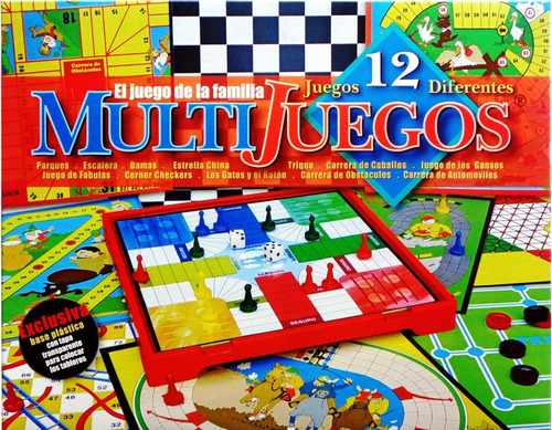 Juego De Mesa Multijuegos X 12 Caja