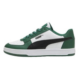 Tenis Puma Caven Verde Blanco Negro De Caballero Original