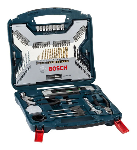 Jogo De Ferramentas Bosch 103 Peças X-line Titânio + Maleta