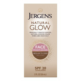 Jergens Hidratante Facial Brillo Natural Spf 20 Tono Medio