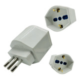 Adaptador Simple Enchufe Europeo Americano Schuko 10a 